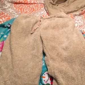 Super fuzzy pj pants